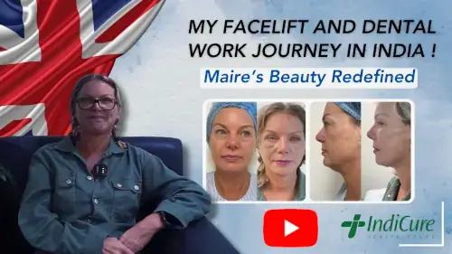 A UK patient shares her transformative facelift and dental work journey in India - Youtube
